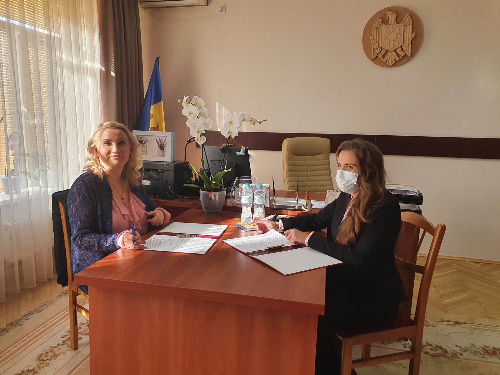 Vizită de lucru în cadrul Consiliului raional Hâncești, partenerul de implementare a proiectului GoYouth+