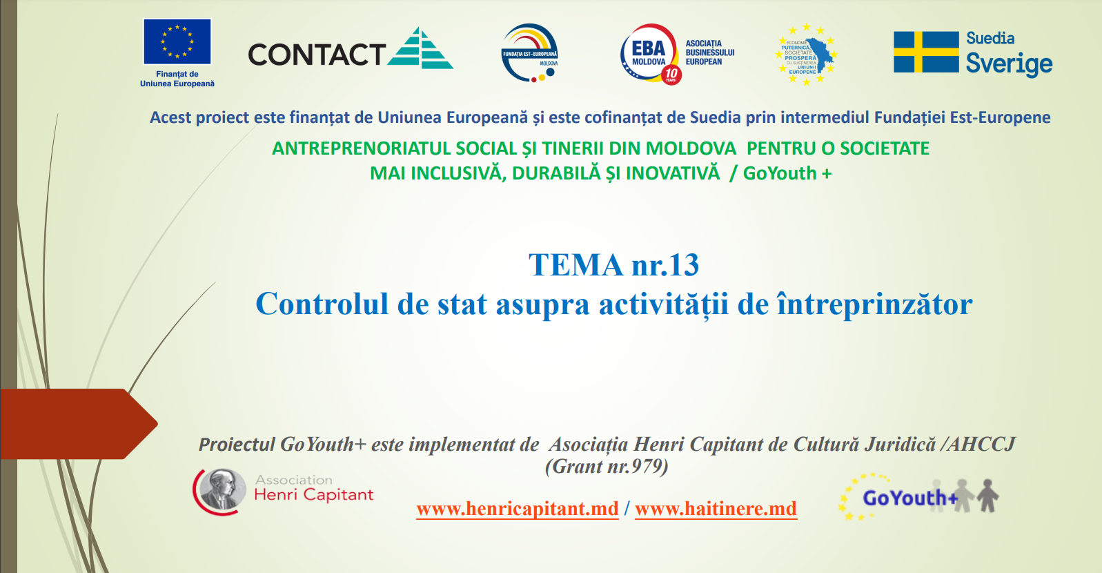 Controlul de stat asupra activității de întreprinzător