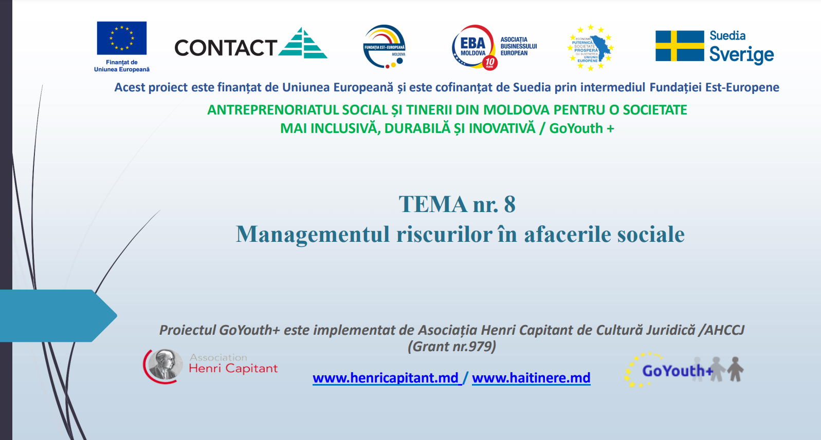 Managementul riscurilor în afacerile sociale
