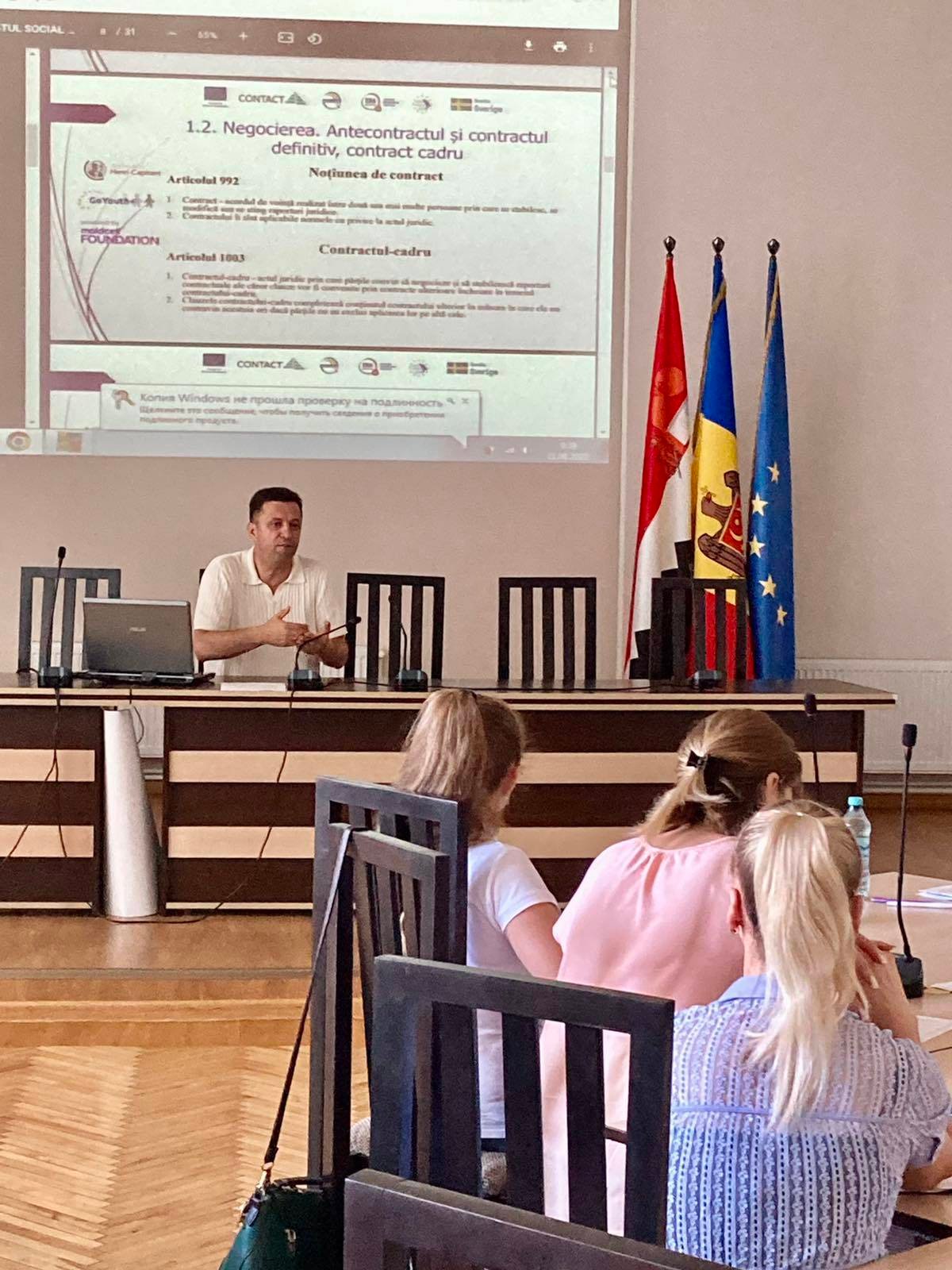 ZIUA IX DE INSTRUIRE A TINERILOR NEET DIN R. CĂUȘUNI (SESIUNEA II)