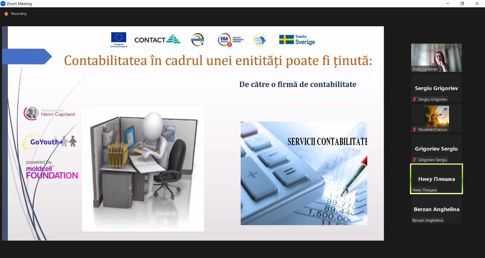 ZIUA VIII DE INSTRUIRE A TINERILOR NEET DIN R. DUBĂSARI