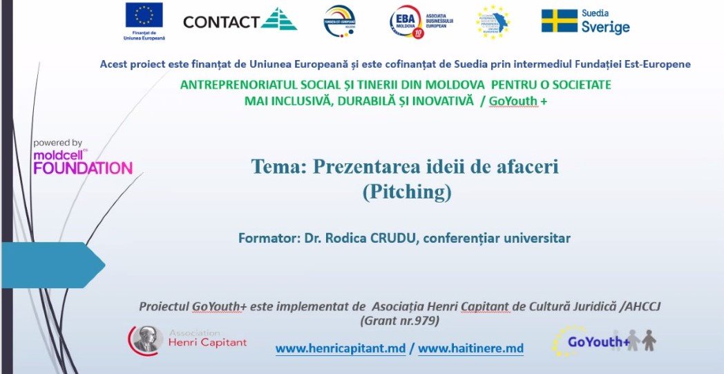 ZIUA XII DE INSTRUIRE A TINERILOR NEET DIN R. CĂUȘENI