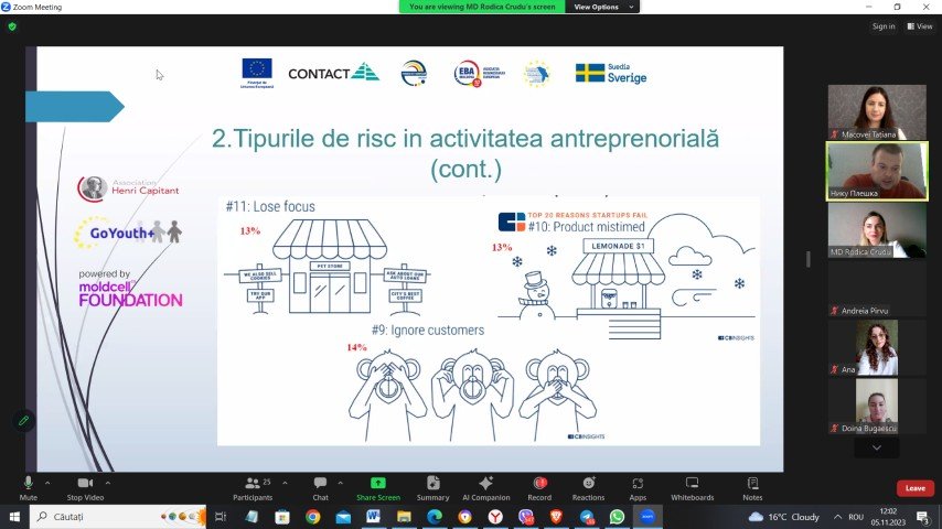 ZIUA VI DE INSTRUIRE A TINERILOR NEET DIN R. CĂUȘENI