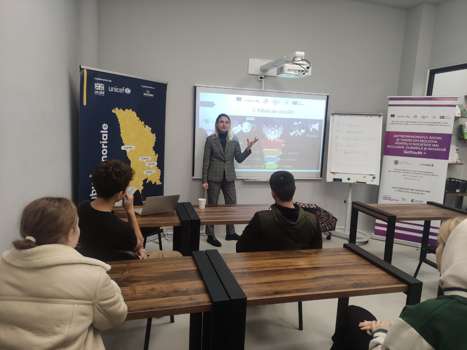 ZIUA VIII DE INSTRUIRE A TINERILOR NEET DIN R. CĂUȘENI